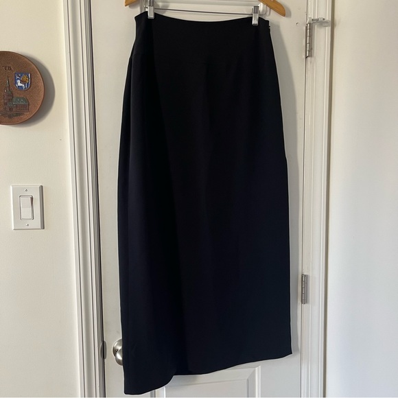 Giorgio Armani Black 100% Silk Maxi Straight Skirt in 46EU (10US) or L - Picture 7 of 16